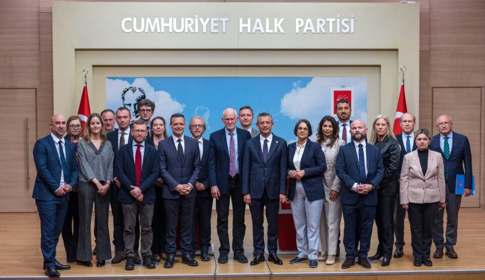 A PES delegation visited Ankara in support of the Republican People’s Party