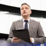 Kristian Vigenin speaking in the European Parliament plenary